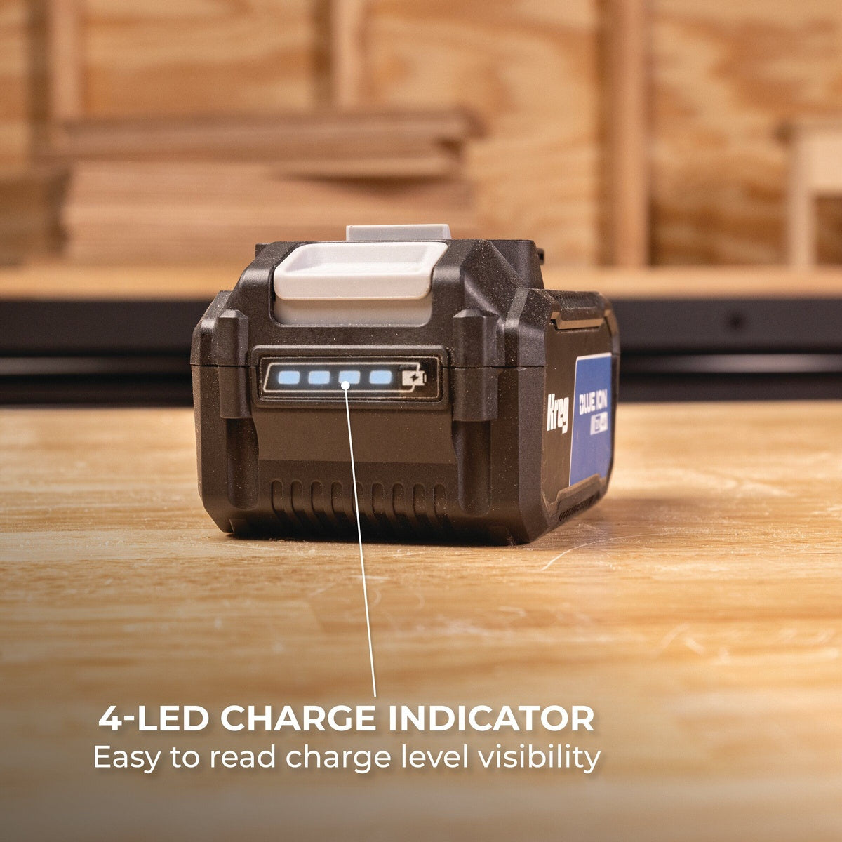Kreg 20V 4.0Ah Blue Ion Battery Pack for Ionic Drive Tools (BATT4A)