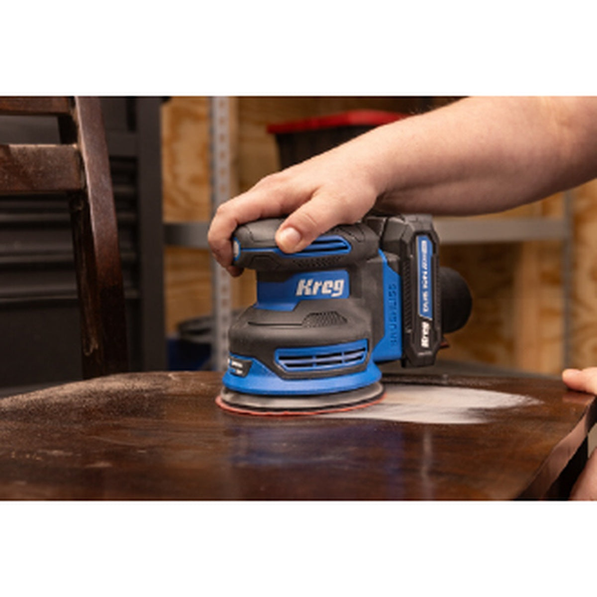 Kreg 20V 5-in. Cordless Brushless Random Orbit Sander, Tool Only (KPTRS500A)