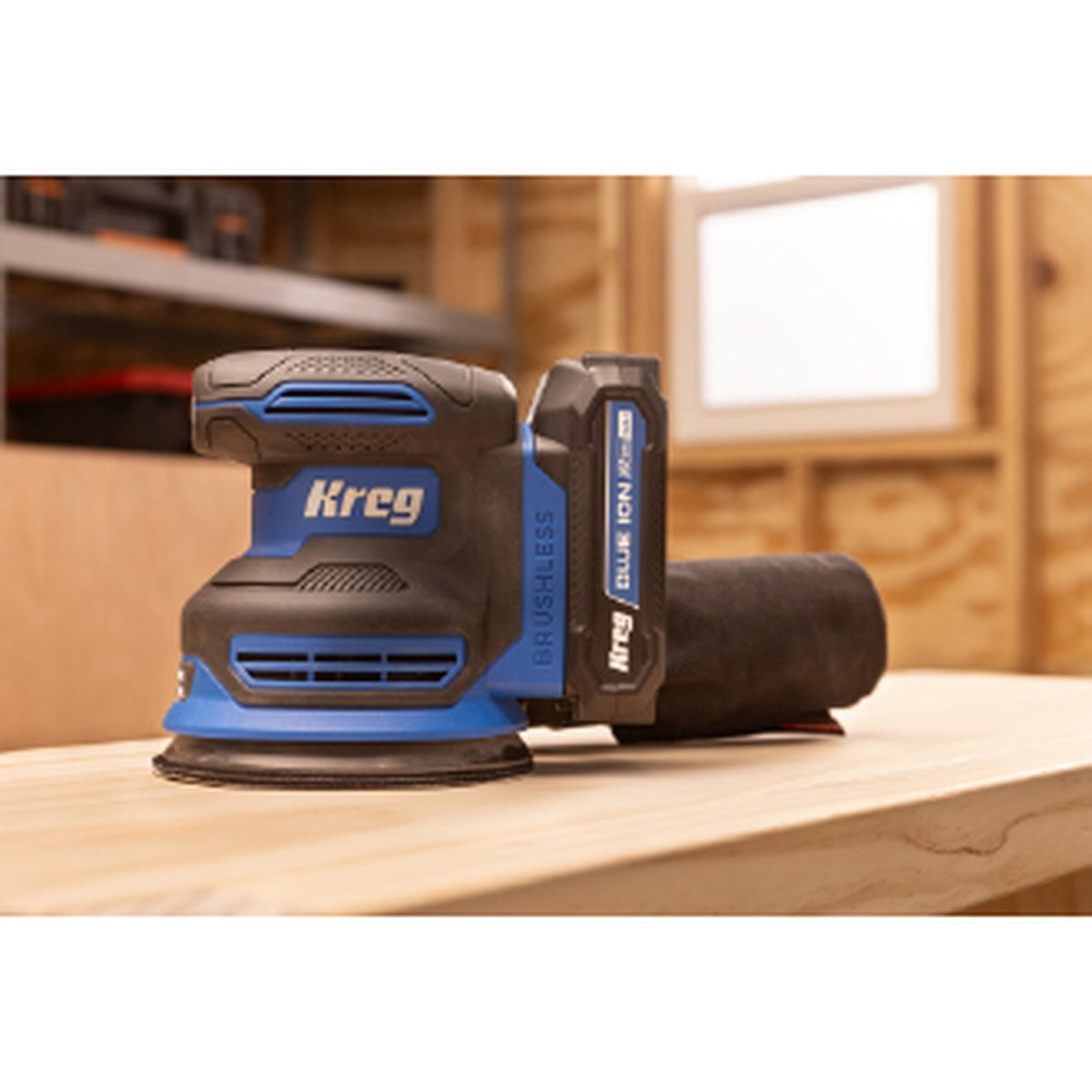 Kreg 20V 5-in. Cordless Brushless Random Orbit Sander, Tool Only (KPTRS500A)