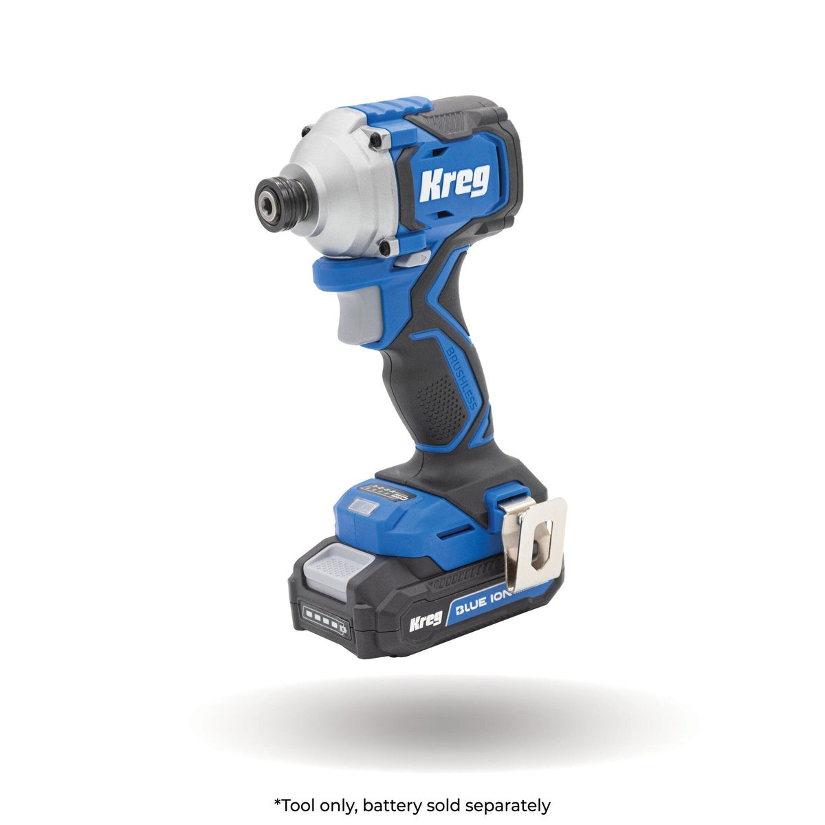 Kreg Ionic Drive 20V 1/4-in. Cordless Compact Impact Driver, Tool Only (KPTDV025A)