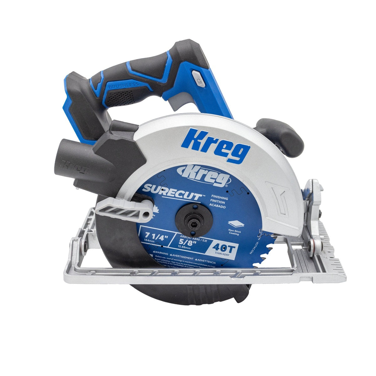 Kreg Ionic Drive 20V 7-1/4-in. Cordless Circular Saw, Tool Only (KPTCS725A)