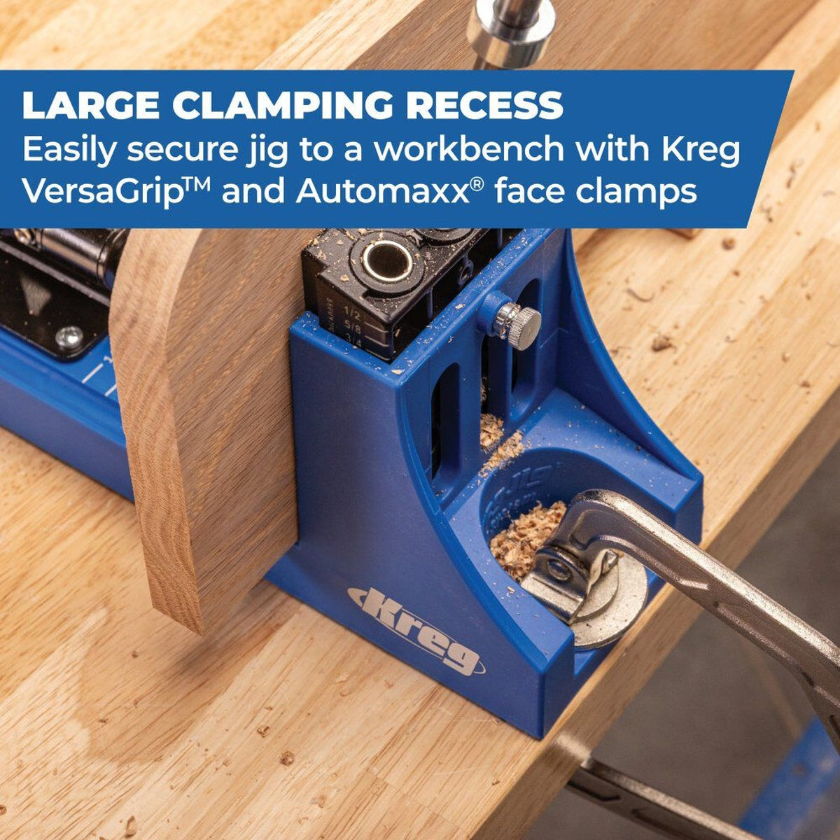 Kreg Pocket-Hole Jig K4 Wood Joinery Jig with Drill Bit Set (K4B)