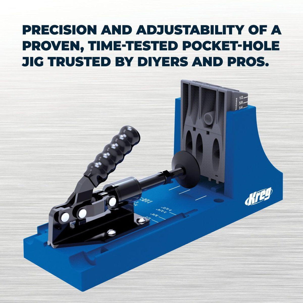 Kreg Pocket-Hole Jig K4 Wood Joinery Jig with Drill Bit Set (K4B)