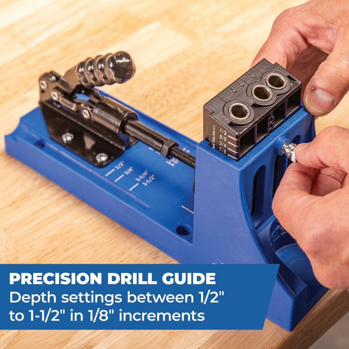 Kreg Pocket-Hole Jig K4 Wood Joinery Jig with Drill Bit Set (K4B)