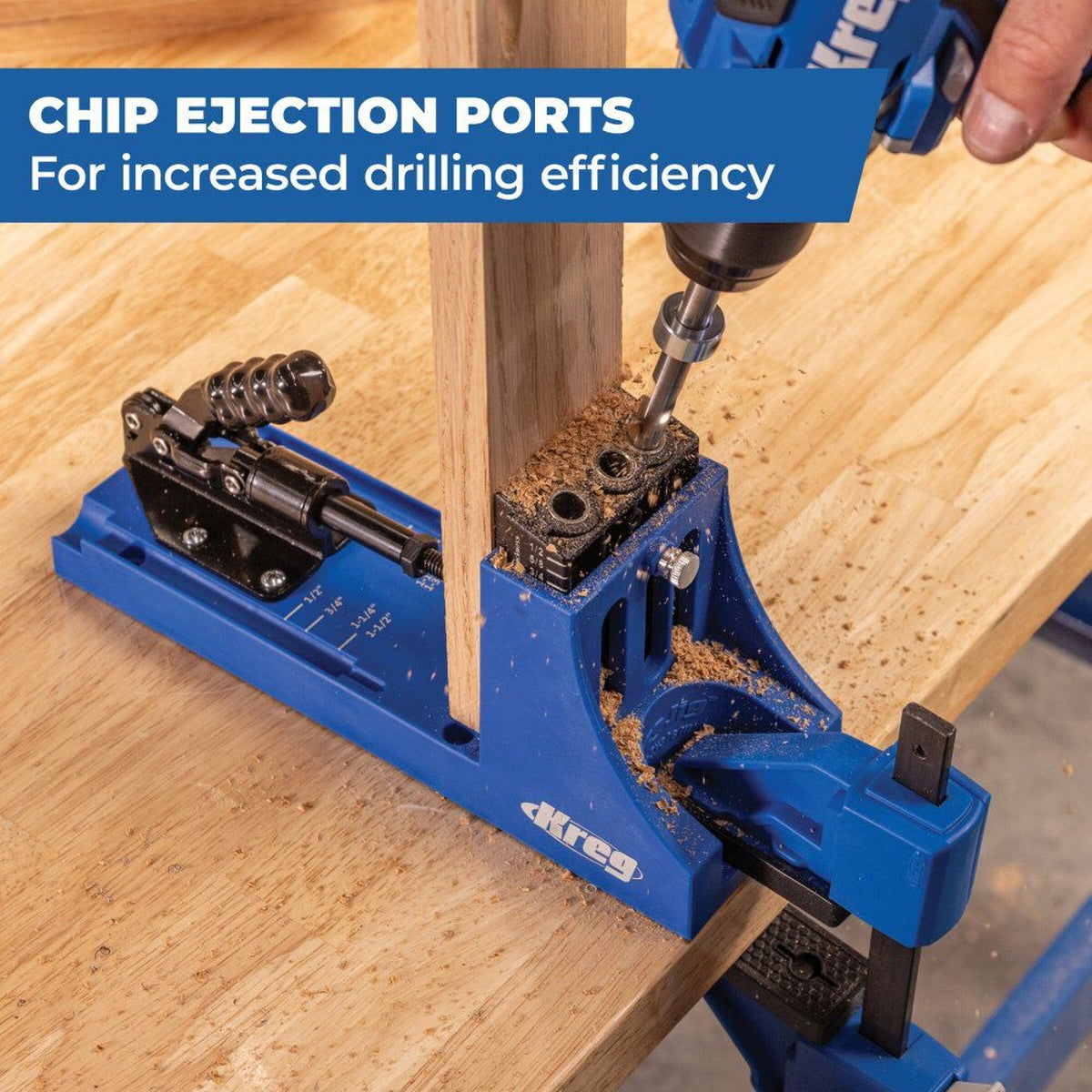 Kreg Pocket-Hole Jig K4 Wood Joinery Jig with Drill Bit Set (K4B)