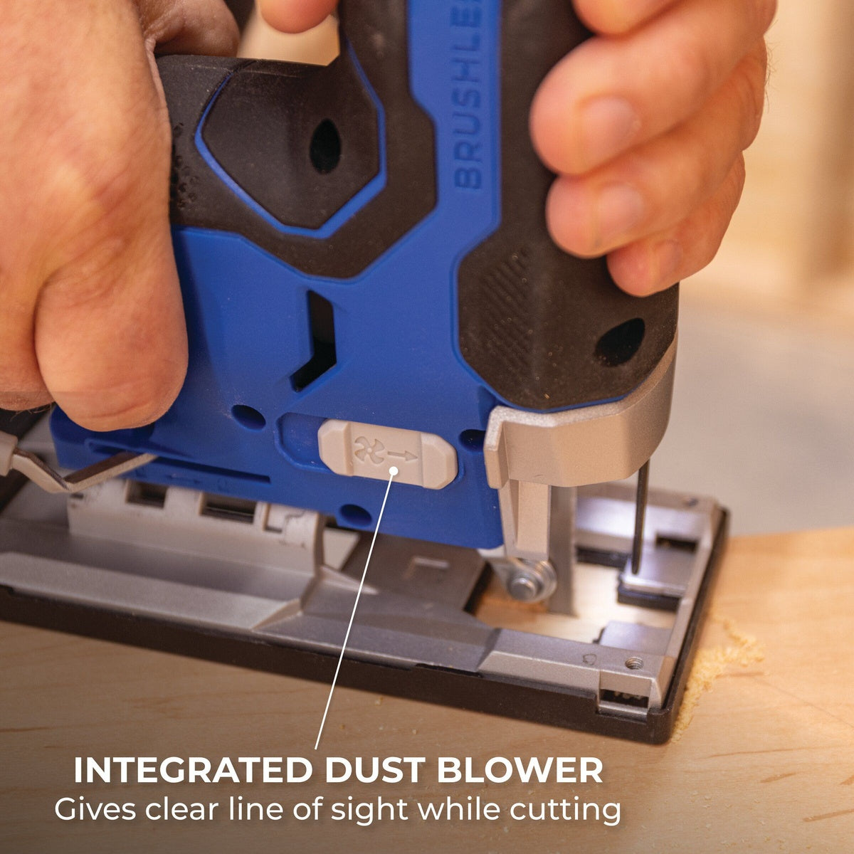 Kreg 20V Ionic Drive Brushless Barrel Grip Jigsaw, Tool Only (KPTJS100A)