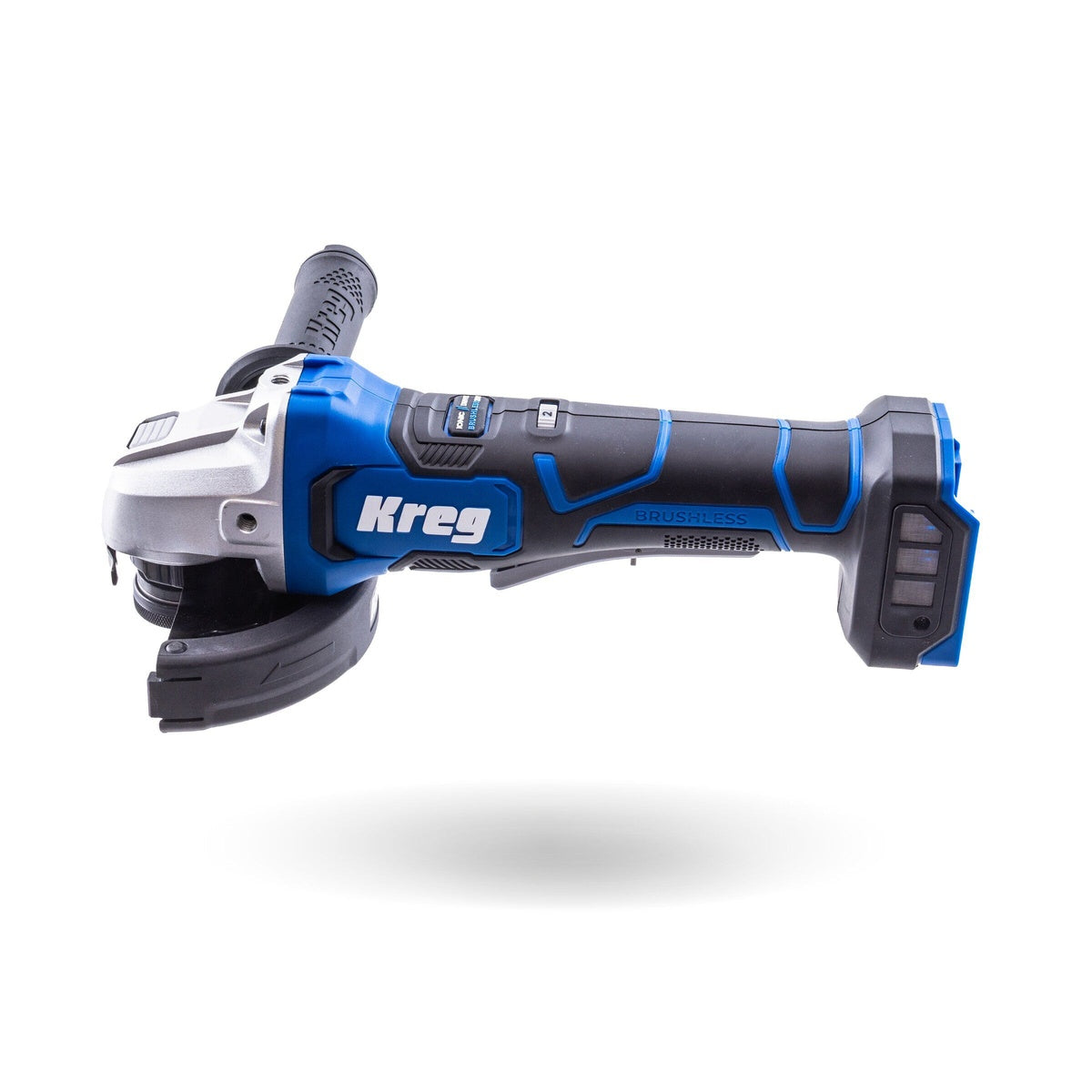 Kreg Ionic Drive 20V 4-1/2-in. to 5-in. Cordless Brushless Angle Grinder, Tool Only (KPTAG450B)