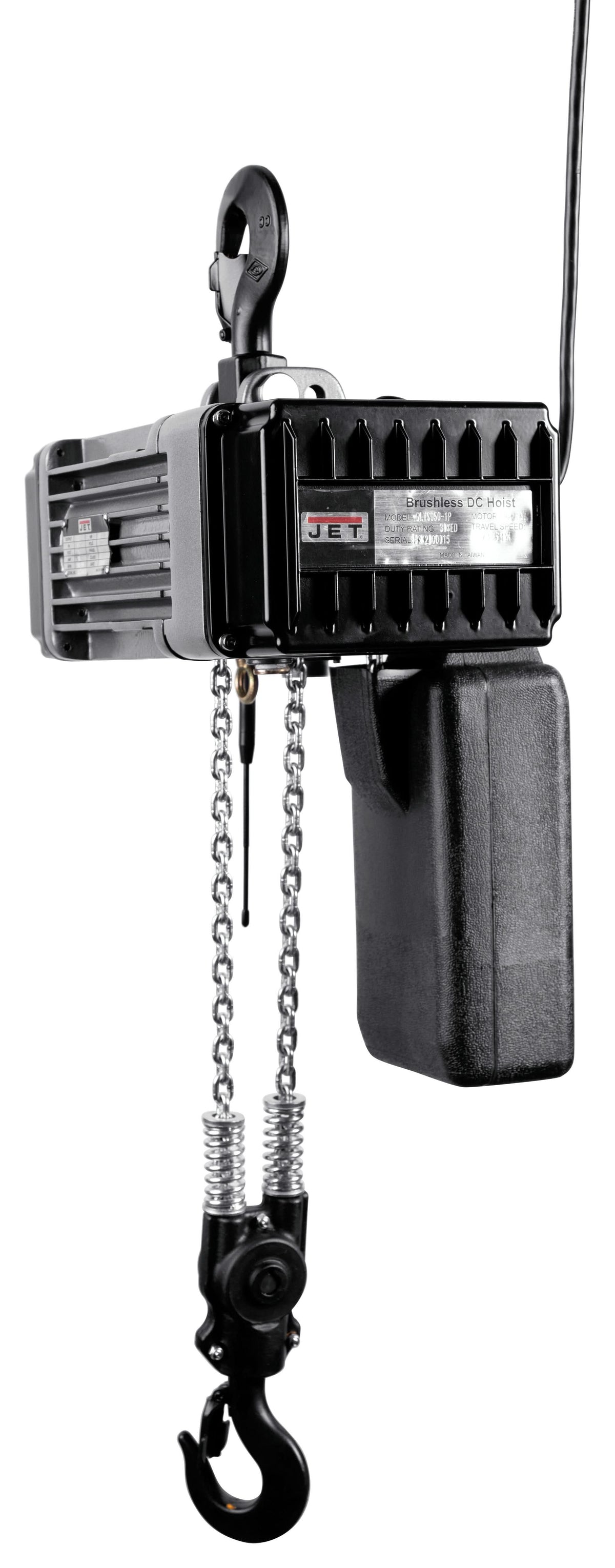 JET 104022 BLVS050-010 1/2 Ton Electric Chain Hoist 1-Phase 10-Foot Lift