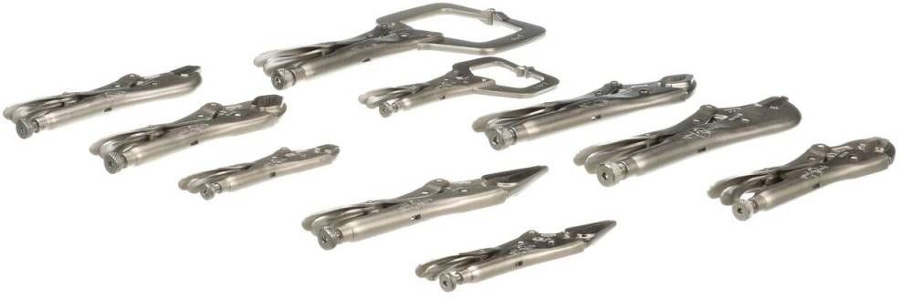 Irwin 1078TRAY VISE-GRIP Original Locking Tool Set with Tray 10-Piece