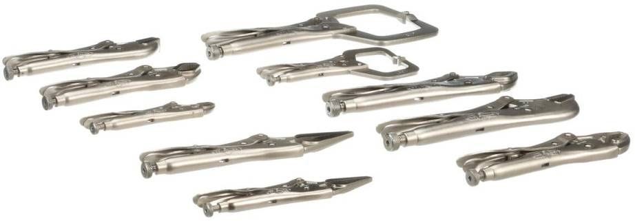 Irwin 1078TRAY VISE-GRIP Original Locking Tool Set with Tray 10-Piece