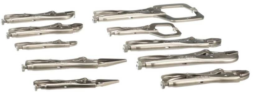 Irwin 1078TRAY VISE-GRIP Original Locking Tool Set with Tray 10-Piece