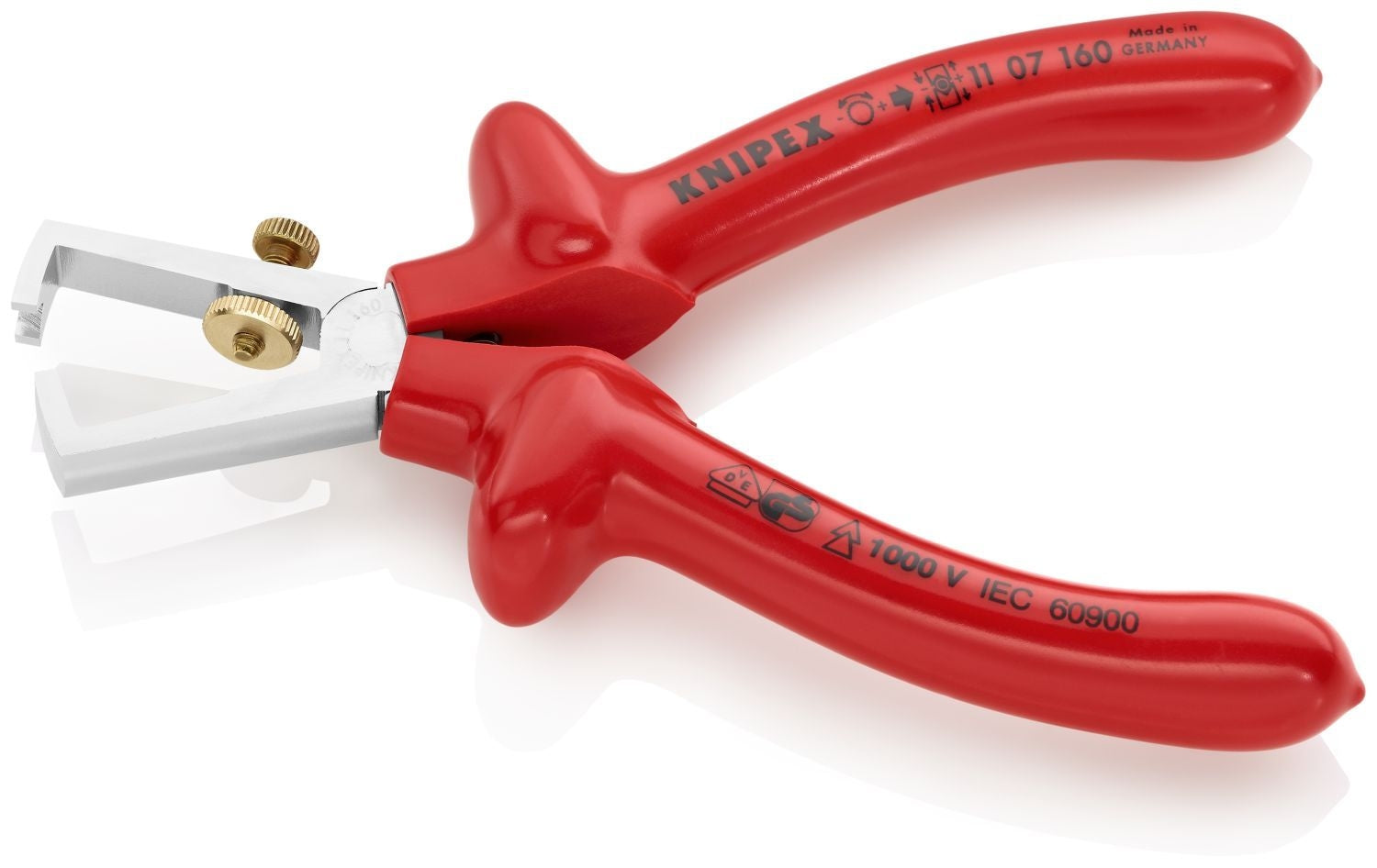 Knipex 11 07 160 End-Type Wire Stripper-1000V Insulated