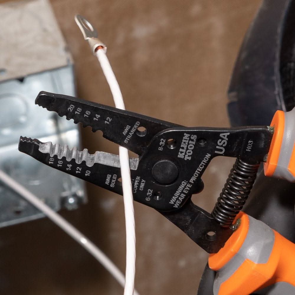 Klein Tools 11055RINS Insulated Klein-Kurve Wire Stripper and Cutter