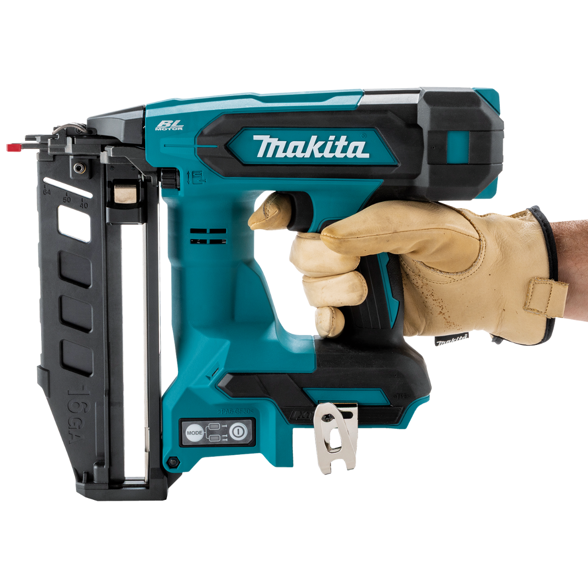 Makita XNB05Z 18V LXT Brushless Cordless 2-1/2-in. Straight 16-Gauge Finish Nailer, Tool Only