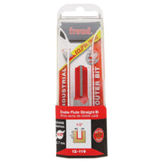 Freud 1/2 in. Dia. x 1 in. Double Flute Straight Router Bit, 1/2 in. Shank (12-116T)