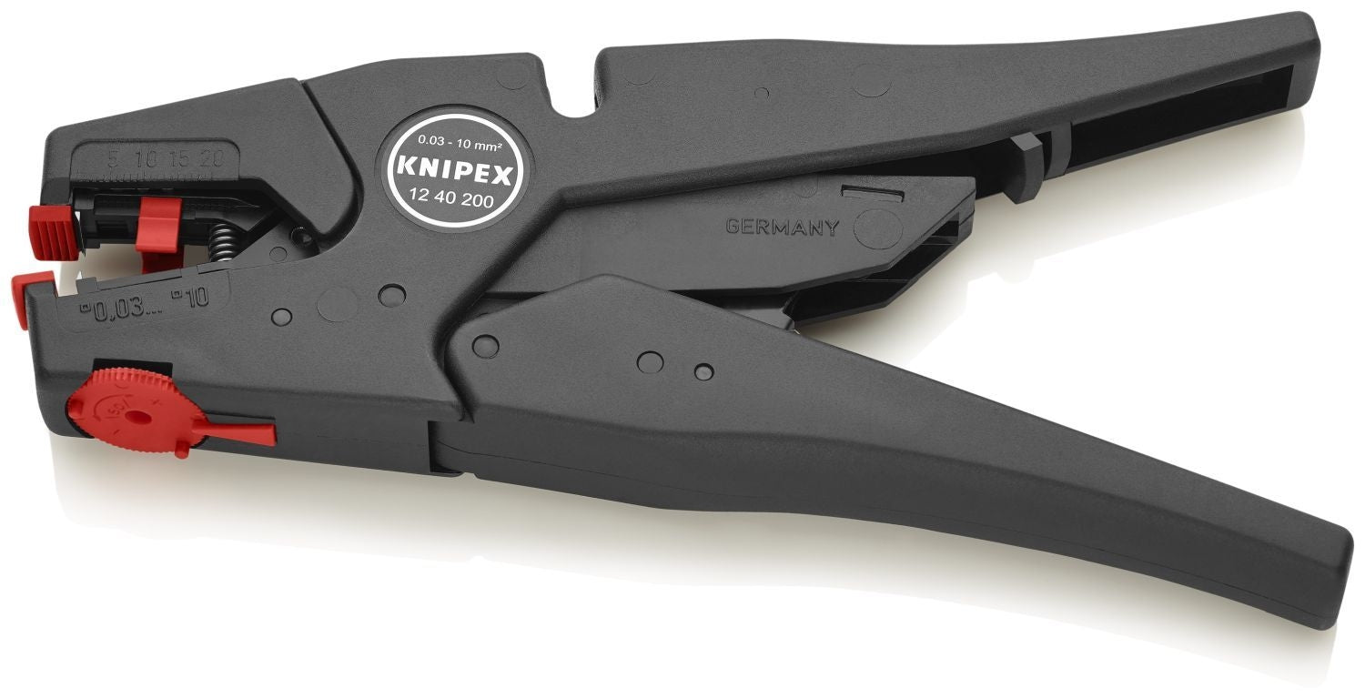Knipex 12 40 200 Self-Adjusting Wire Stripper 8-32 AWG