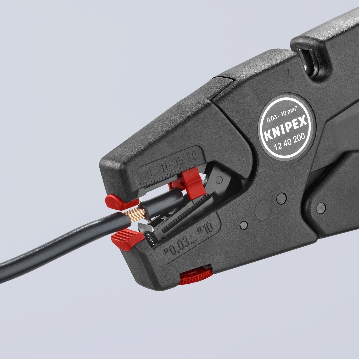 Knipex 12 40 200 Self-Adjusting Wire Stripper 8-32 AWG