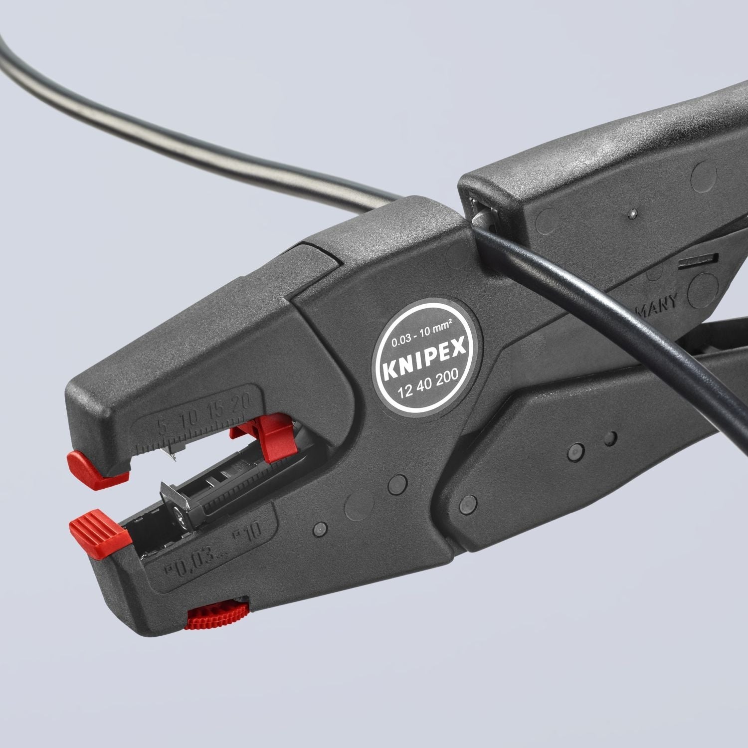 Knipex 12 40 200 Self-Adjusting Wire Stripper 8-32 AWG