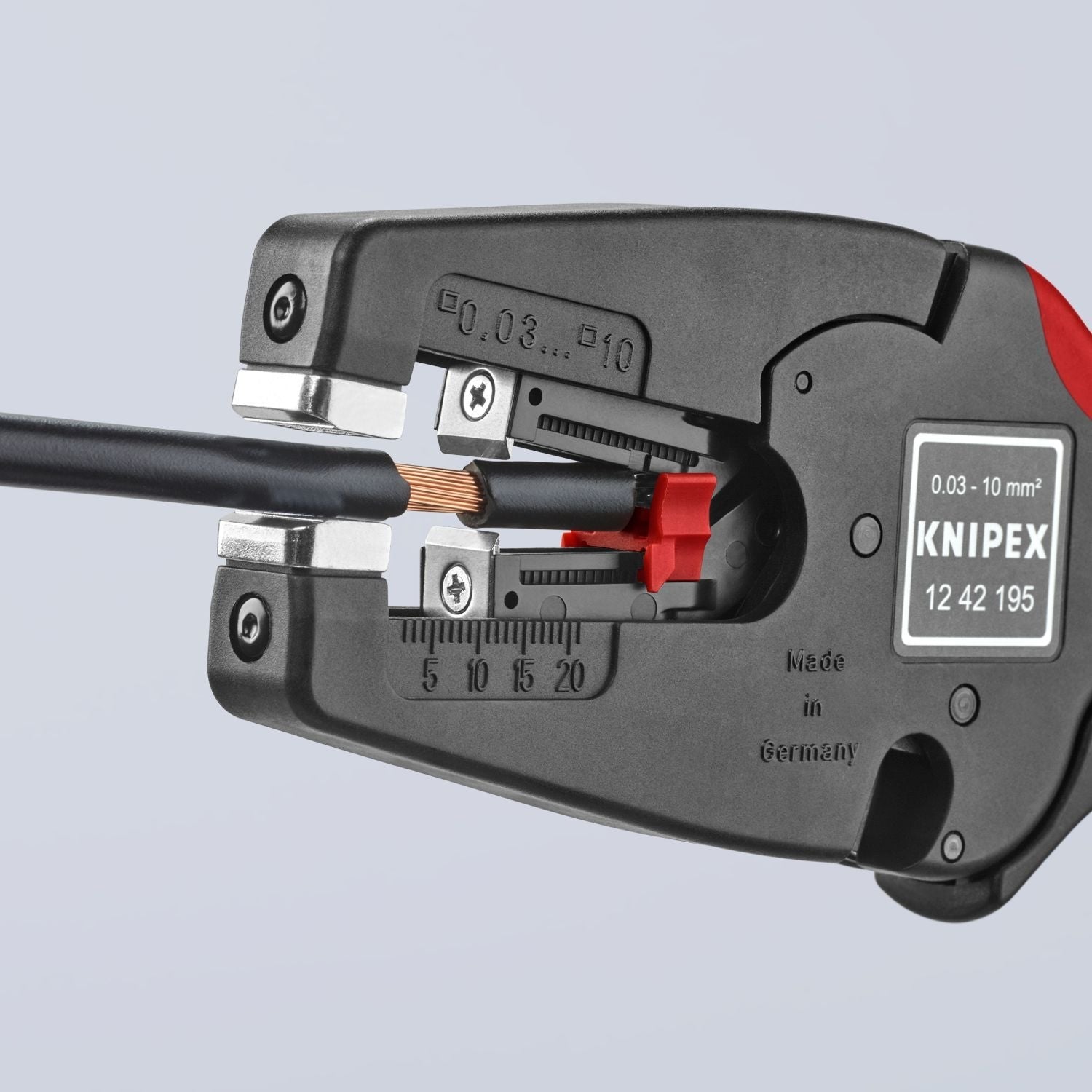 Knipex 12 42 195 Automatic Wire Stripper 8-32 AWG