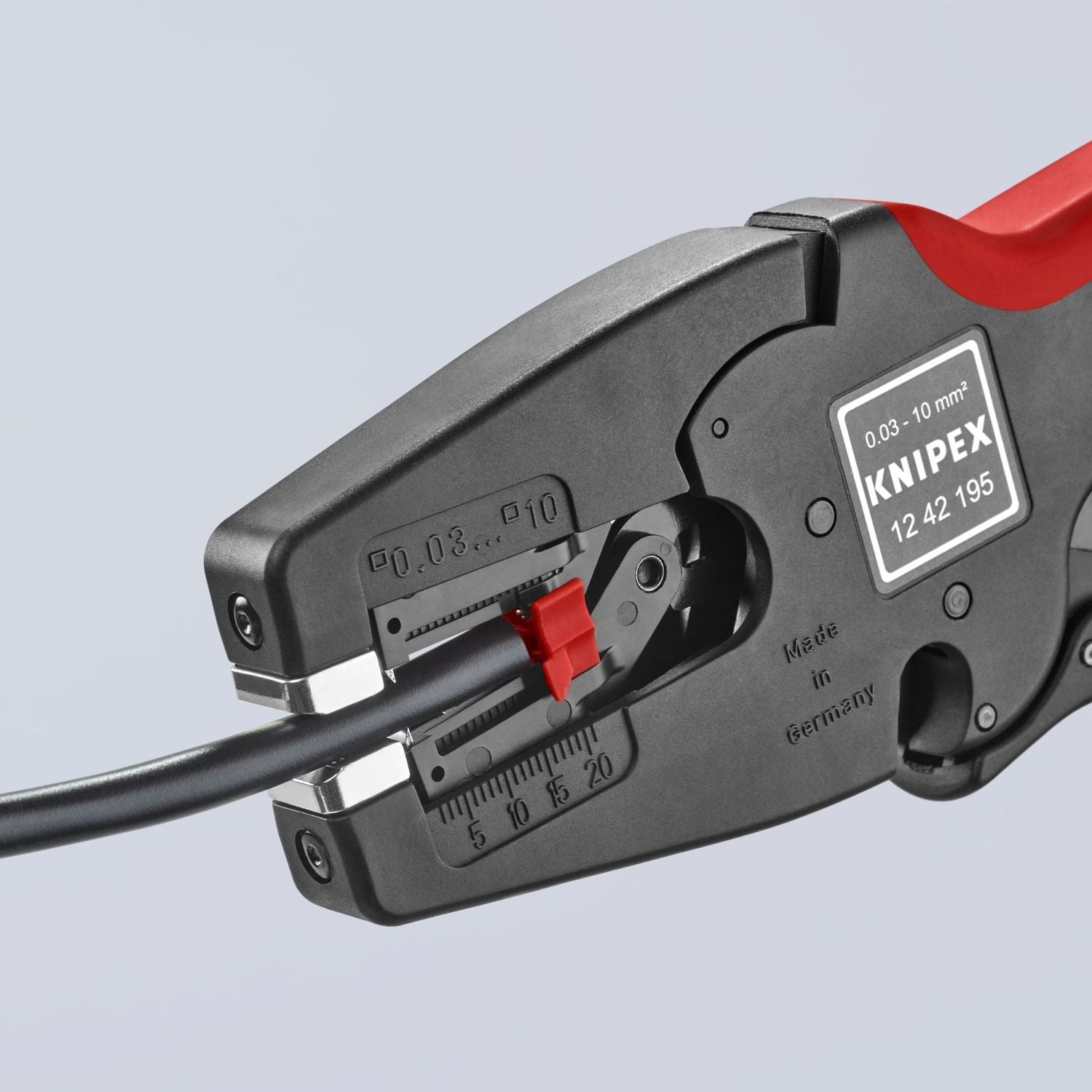Knipex 12 42 195 Automatic Wire Stripper 8-32 AWG