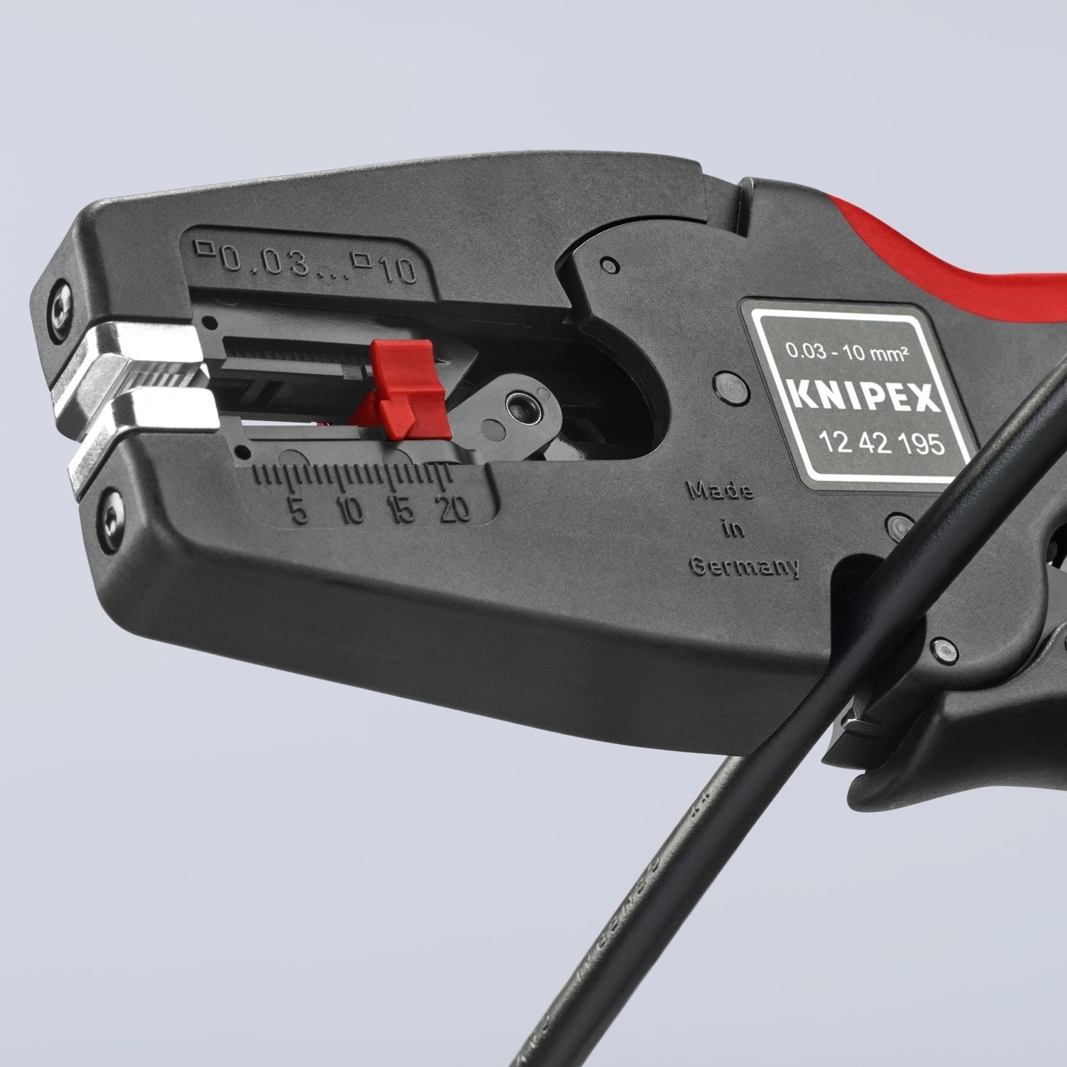 Knipex 12 42 195 Automatic Wire Stripper 8-32 AWG