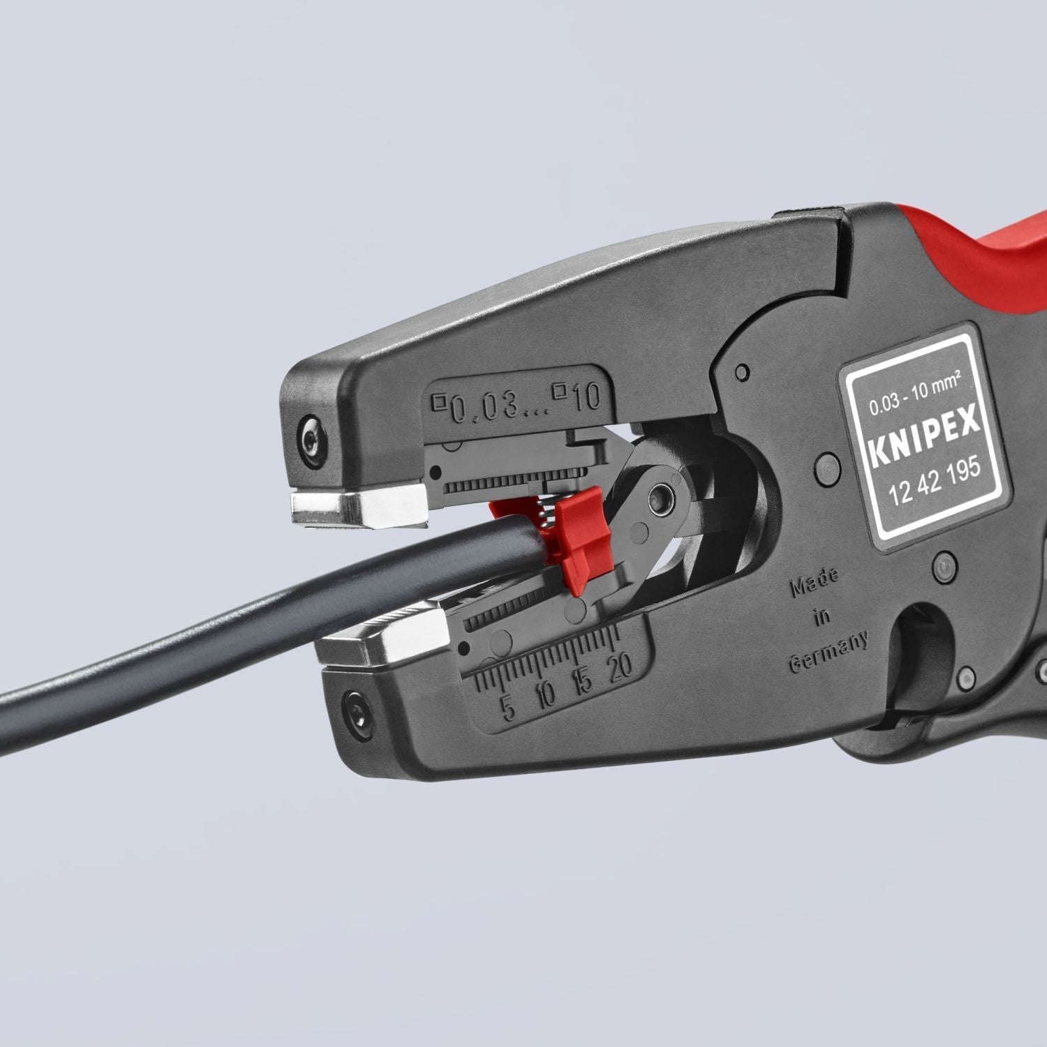 Knipex 12 42 195 Automatic Wire Stripper 8-32 AWG