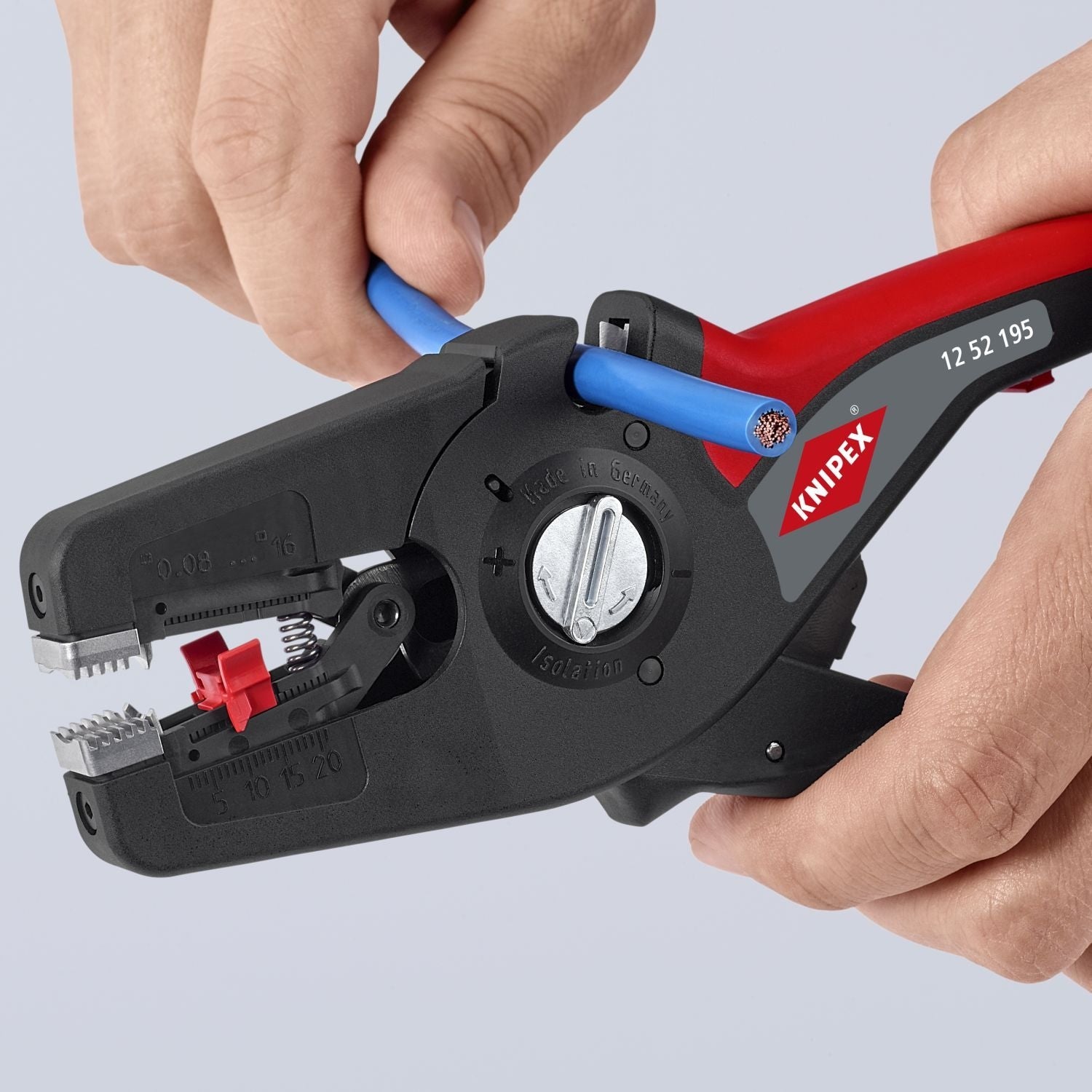 Knipex 12 52 195 PreciStrip16 Automatic Wire Stripper 6-28 AWG
