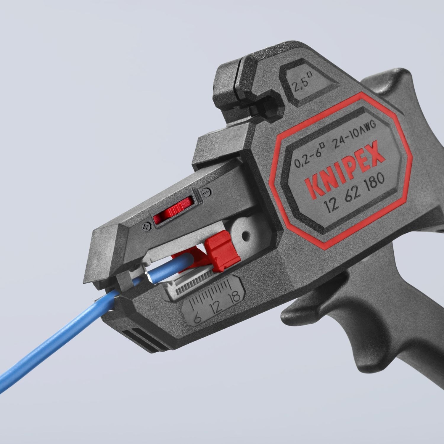 Knipex 12 62 180 Automatic Wire Stripper 10-24 AWG
