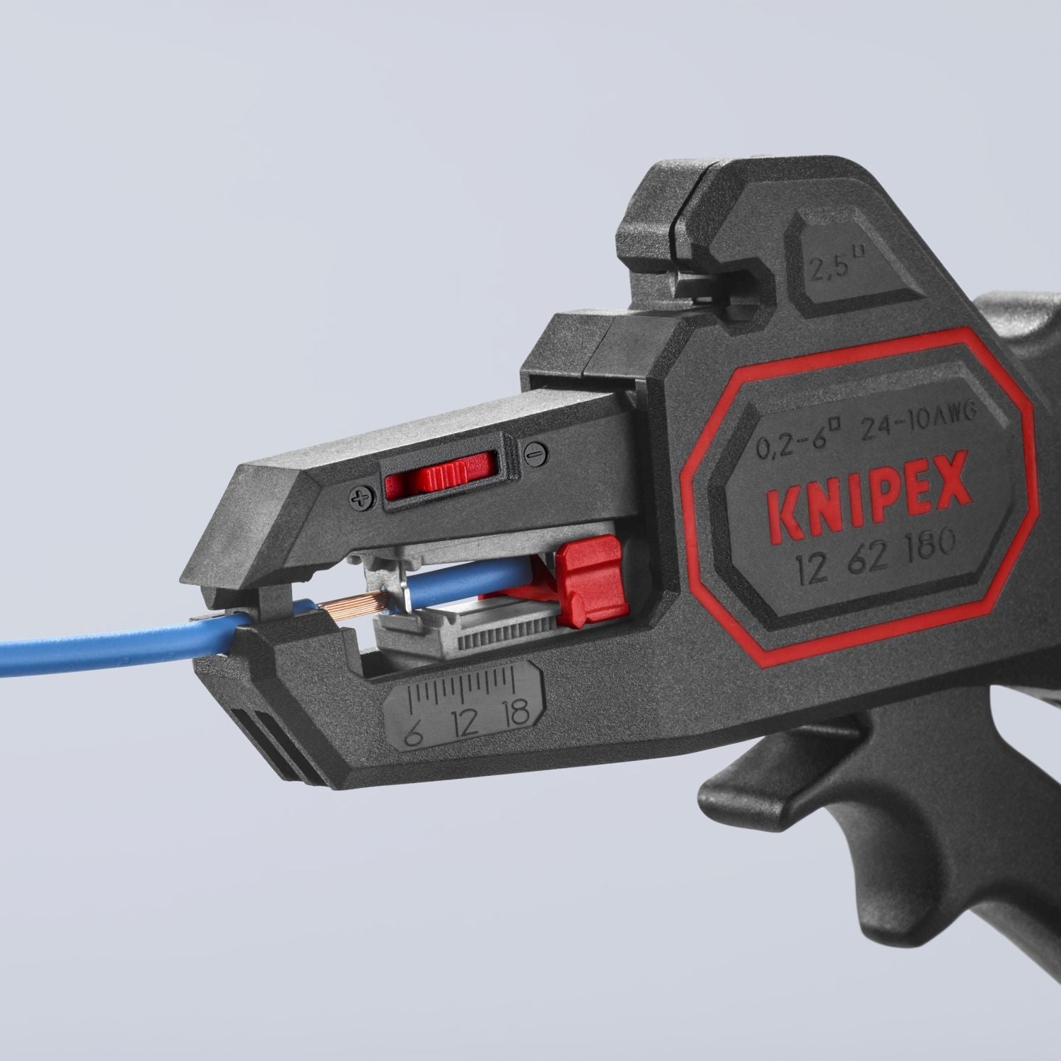 Knipex 12 62 180 Automatic Wire Stripper 10-24 AWG