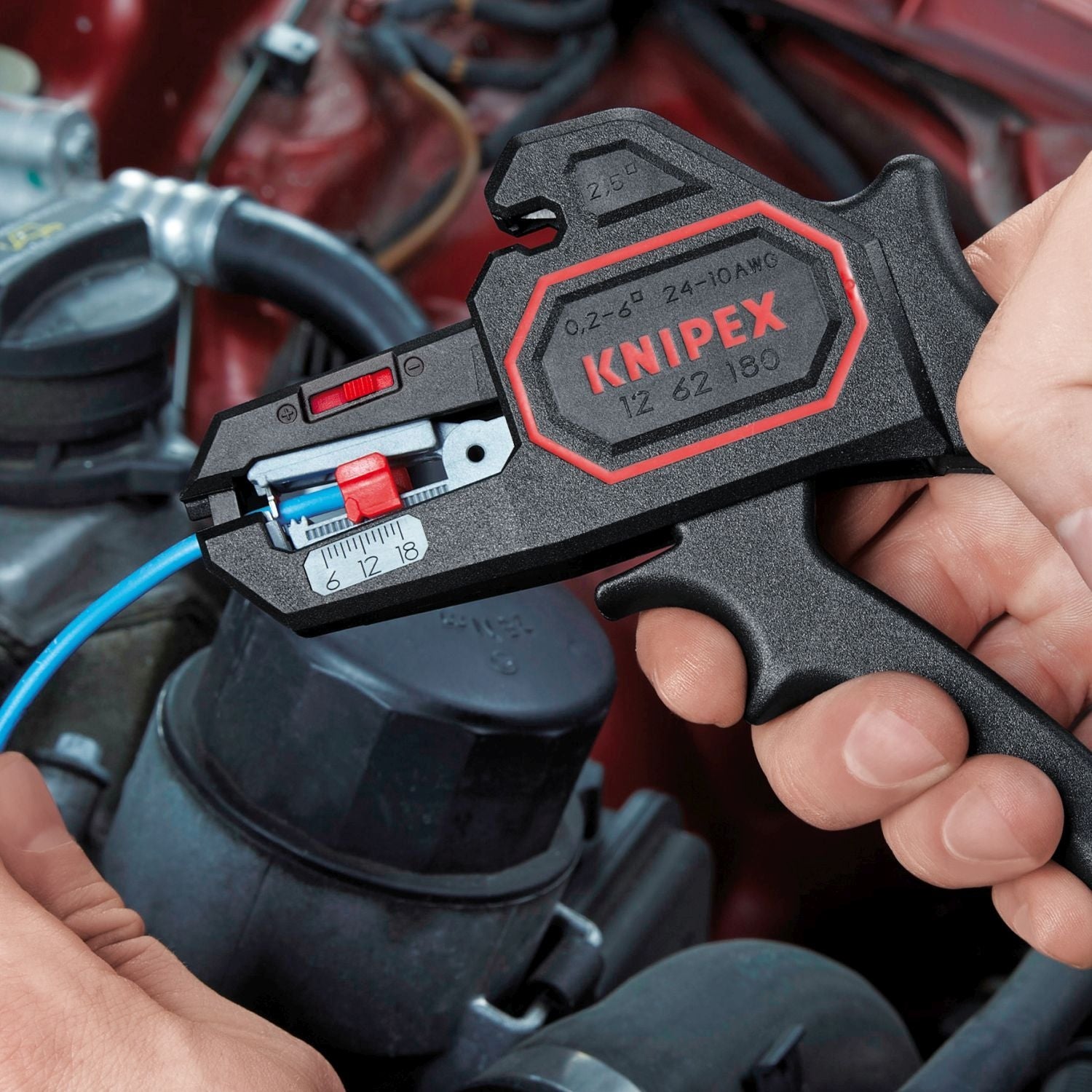 Knipex 12 62 180 Automatic Wire Stripper 10-24 AWG