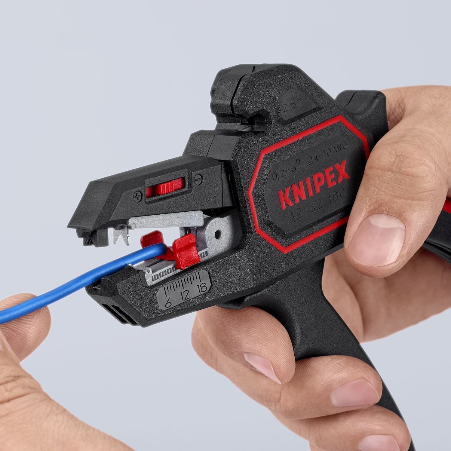 Knipex 12 62 180 Automatic Wire Stripper 10-24 AWG