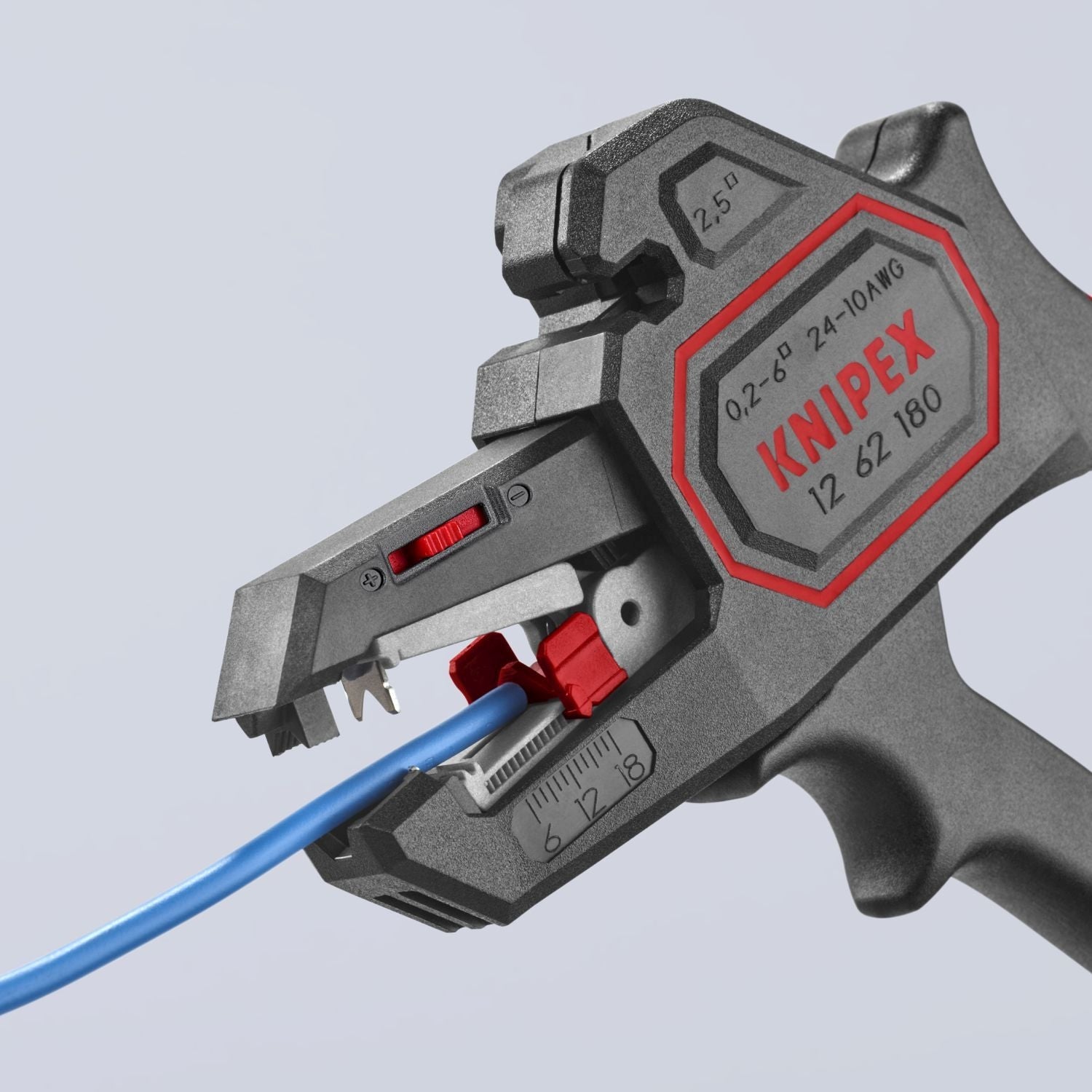 Knipex 12 62 180 Automatic Wire Stripper 10-24 AWG