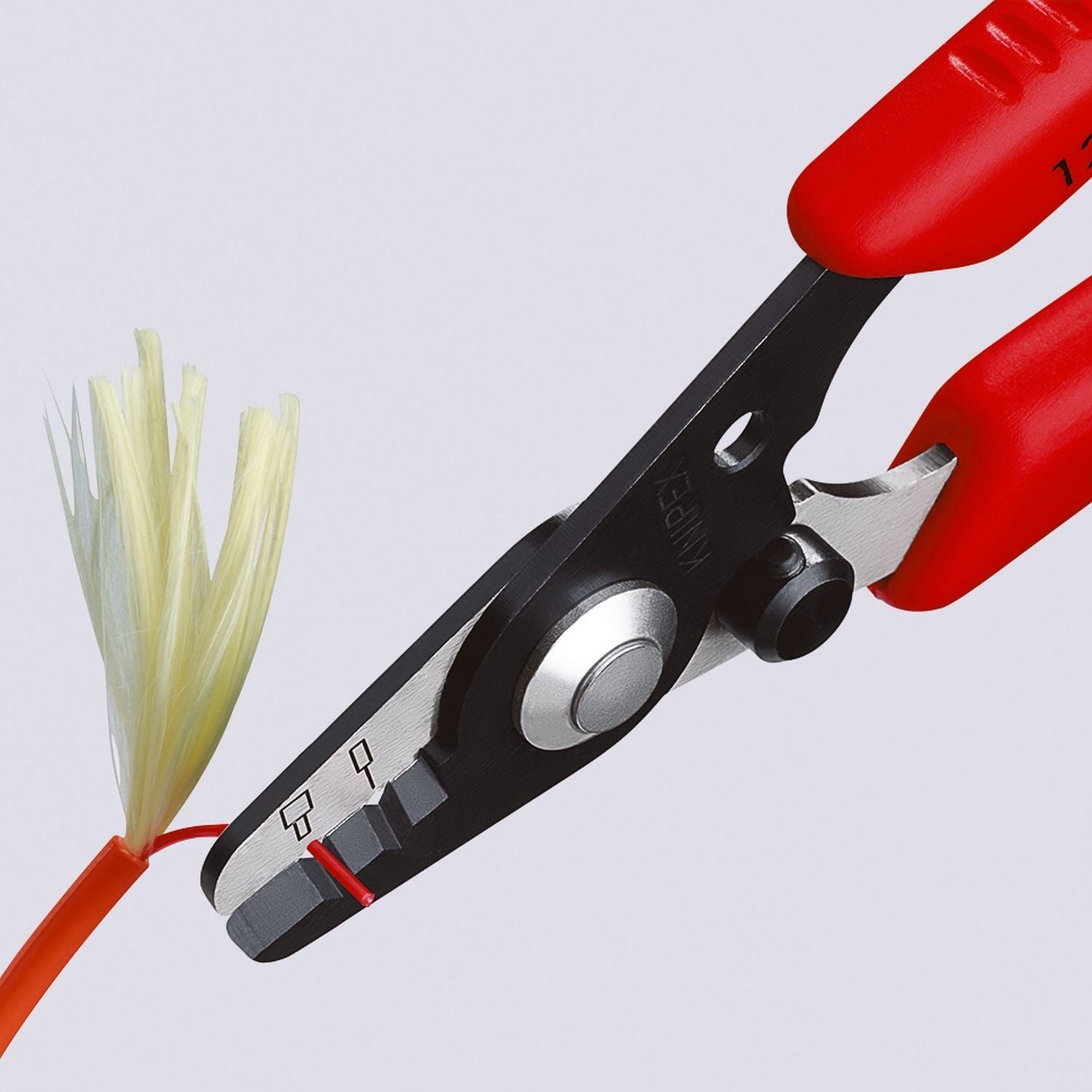 Knipex 12 82 130 SB Wire Stripper for Fiber Optics