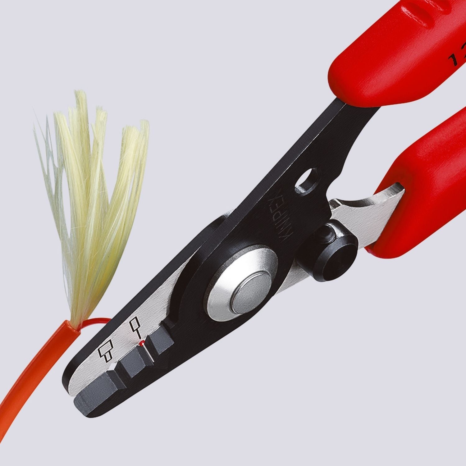 Knipex 12 82 130 SB Wire Stripper for Fiber Optics