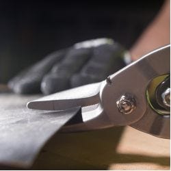 Klein Tools 1202S Aviation Snips with Wire Cutter, Straight