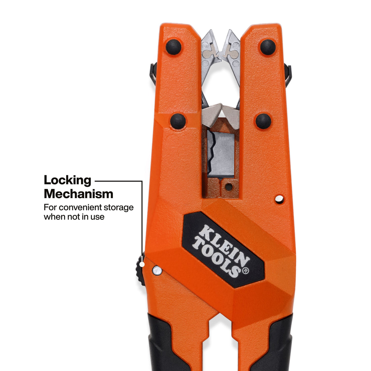 Klein Tools 12066 automatic wire stripper compact profile for work inside electrical boxes