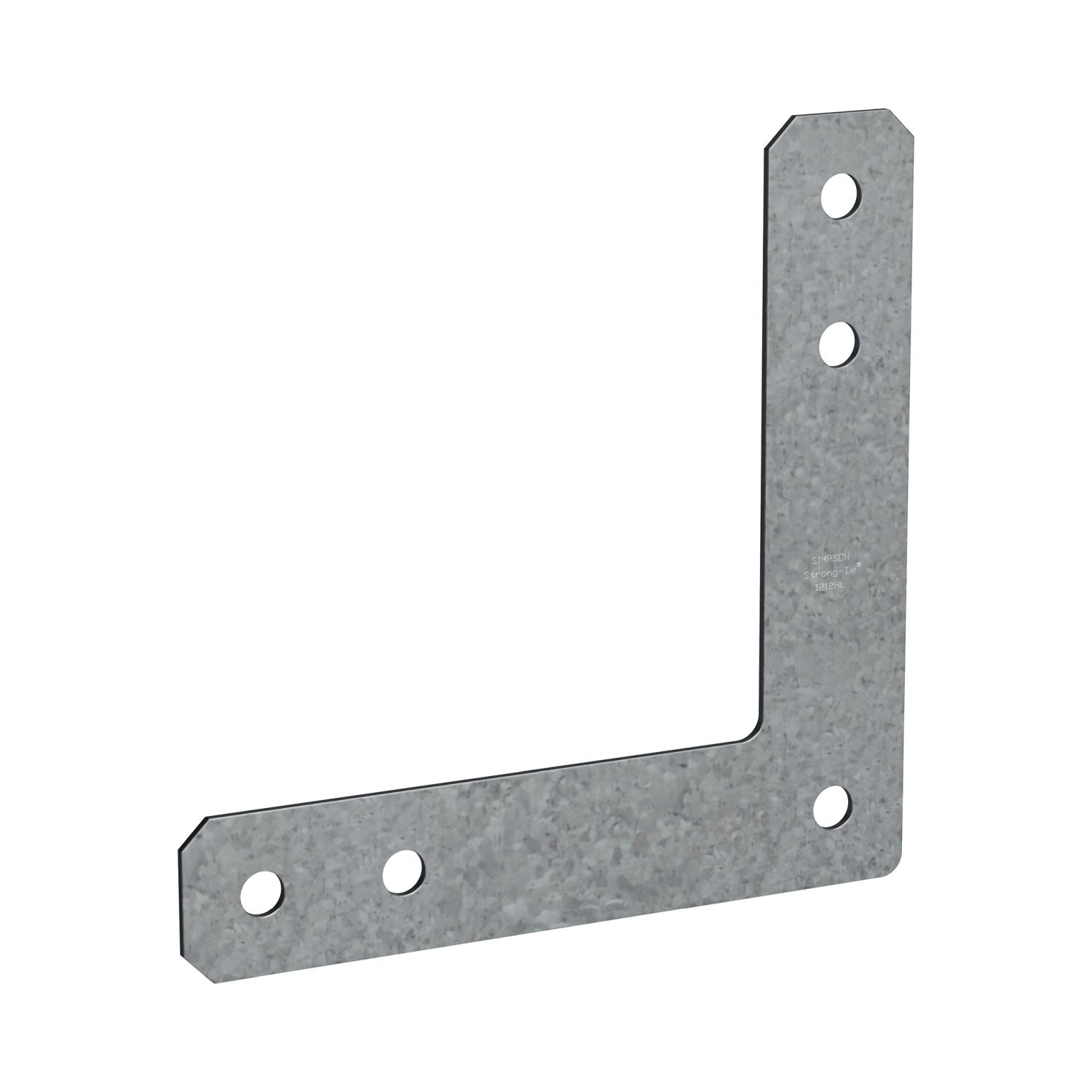 Simpson Strong-Tie 1212HLHDG HL 12-in. x 12-in. 7-Gauge Hot-Dip Galvanized Heavy L Strap