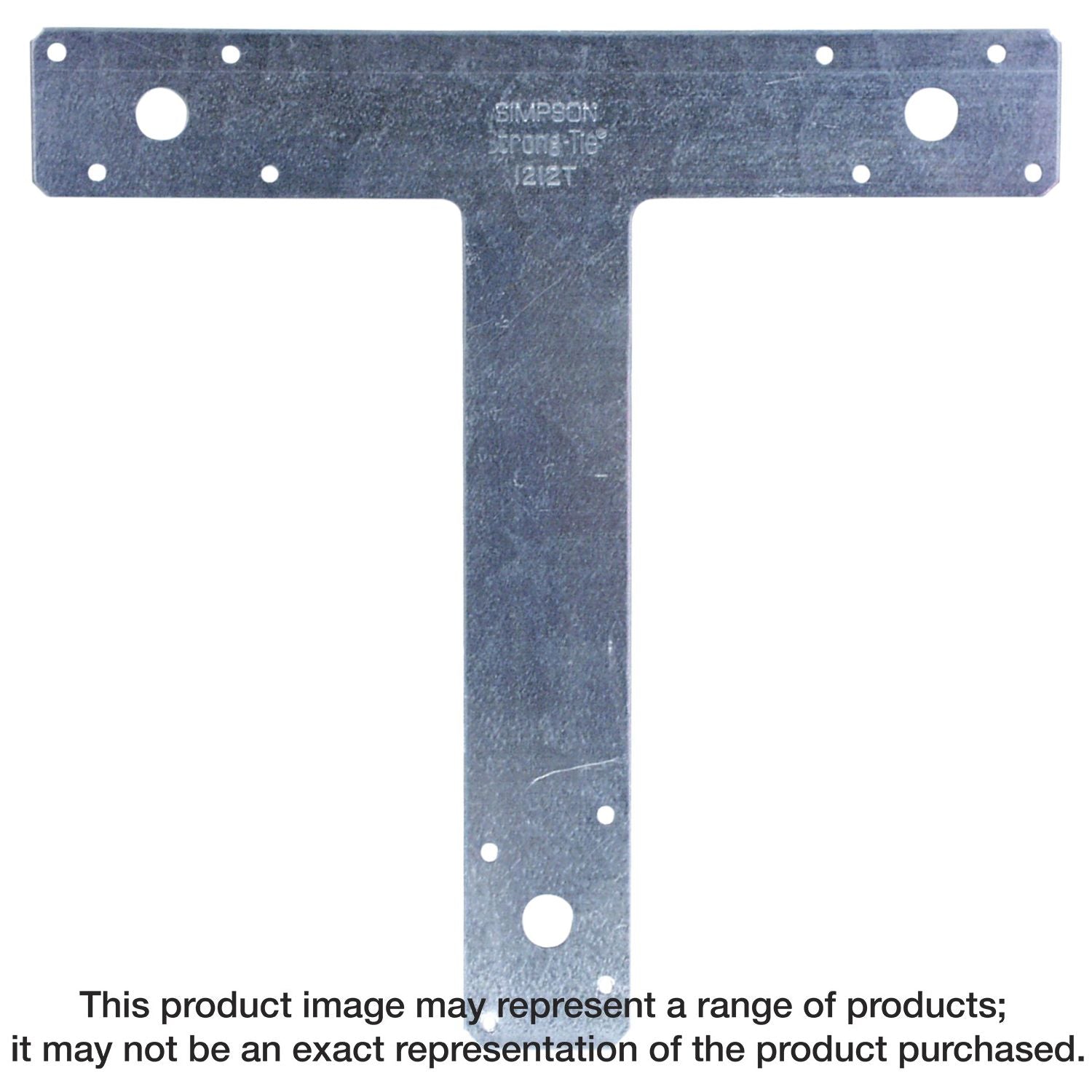 Simpson Strong-Tie 1212T 12-in. x 12-in. 14-Gauge Galvanized T Strap