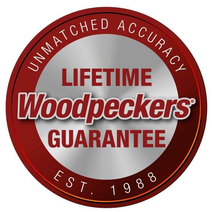 Woodpeckers 1281R-24 Precision Woodworking Square, 12 in. x 8 in. w/ Rack-It