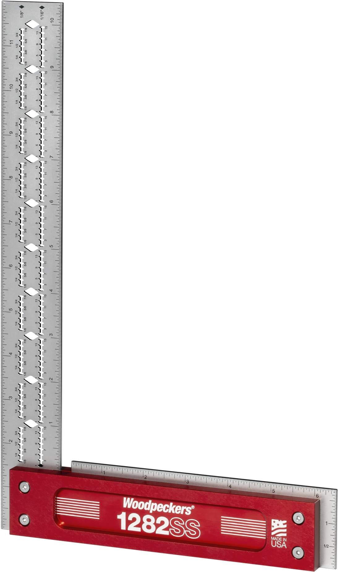 Woodpeckers SSSQ-300-19 Metric Stainless Steel Square, 300mm