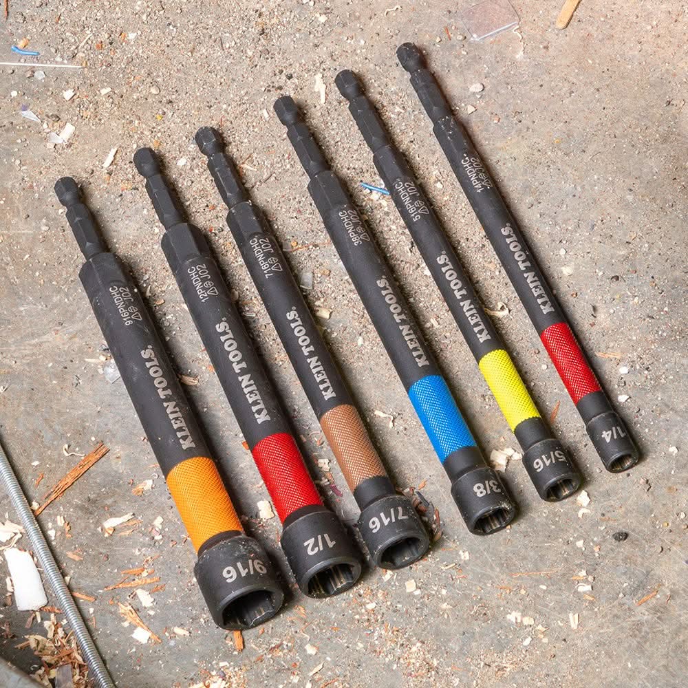 Klein Tools 12PNDC 1/2 in. Magnetic Color-Coded Power Nut Setter