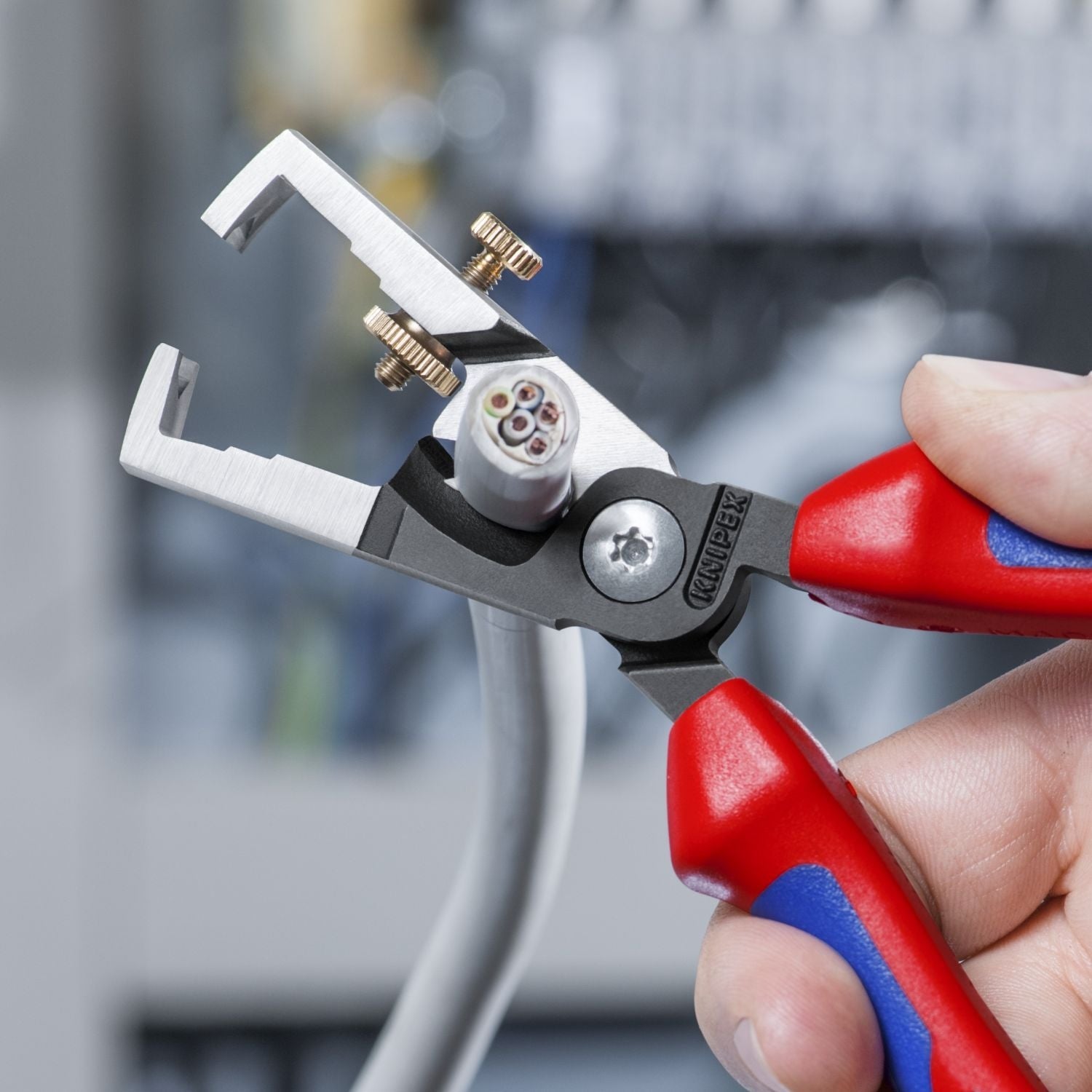 Knipex 13 62 180 Strix Insulation Strippers with Cable Shears