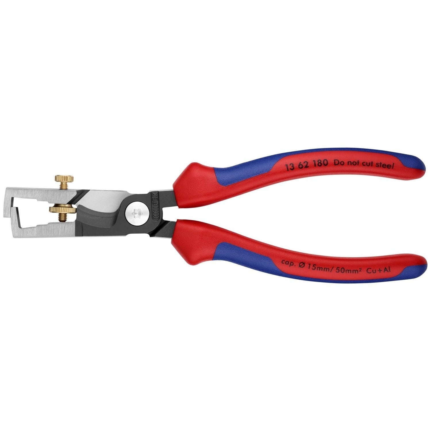 Knipex 13 62 180 Strix Insulation Strippers with Cable Shears