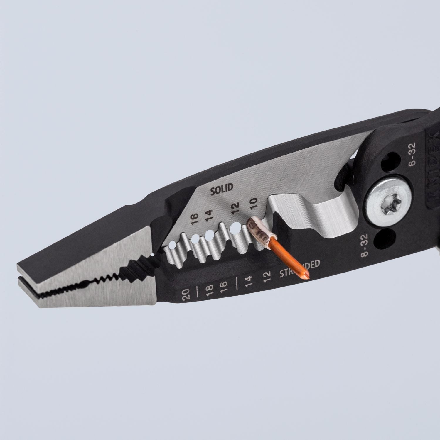 Knipex 13 71 8 Forged Wire Stripper 20-10 AWG