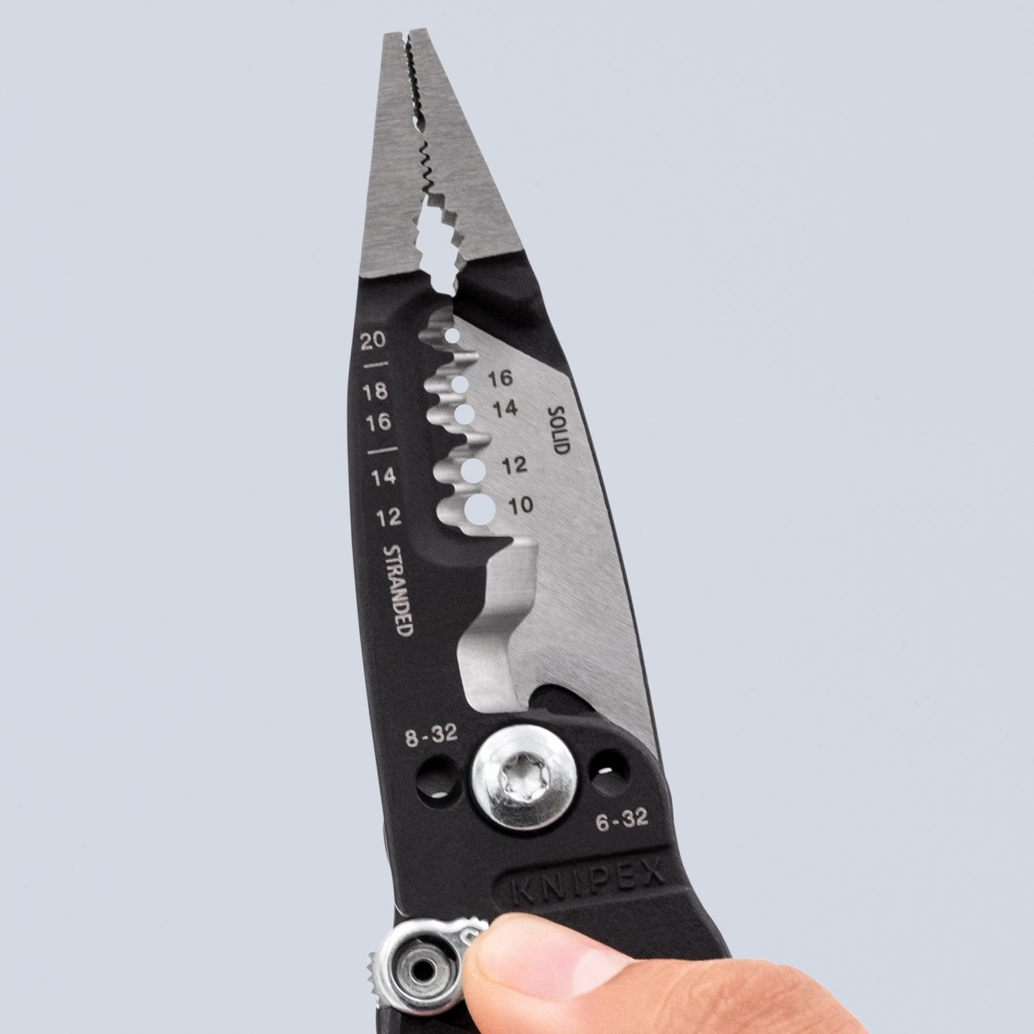 Knipex 13 71 8 Forged Wire Stripper 20-10 AWG