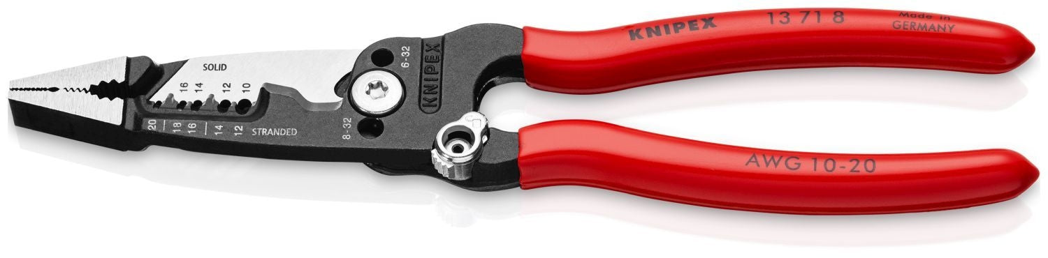 Knipex 13 71 8 Forged Wire Stripper 20-10 AWG
