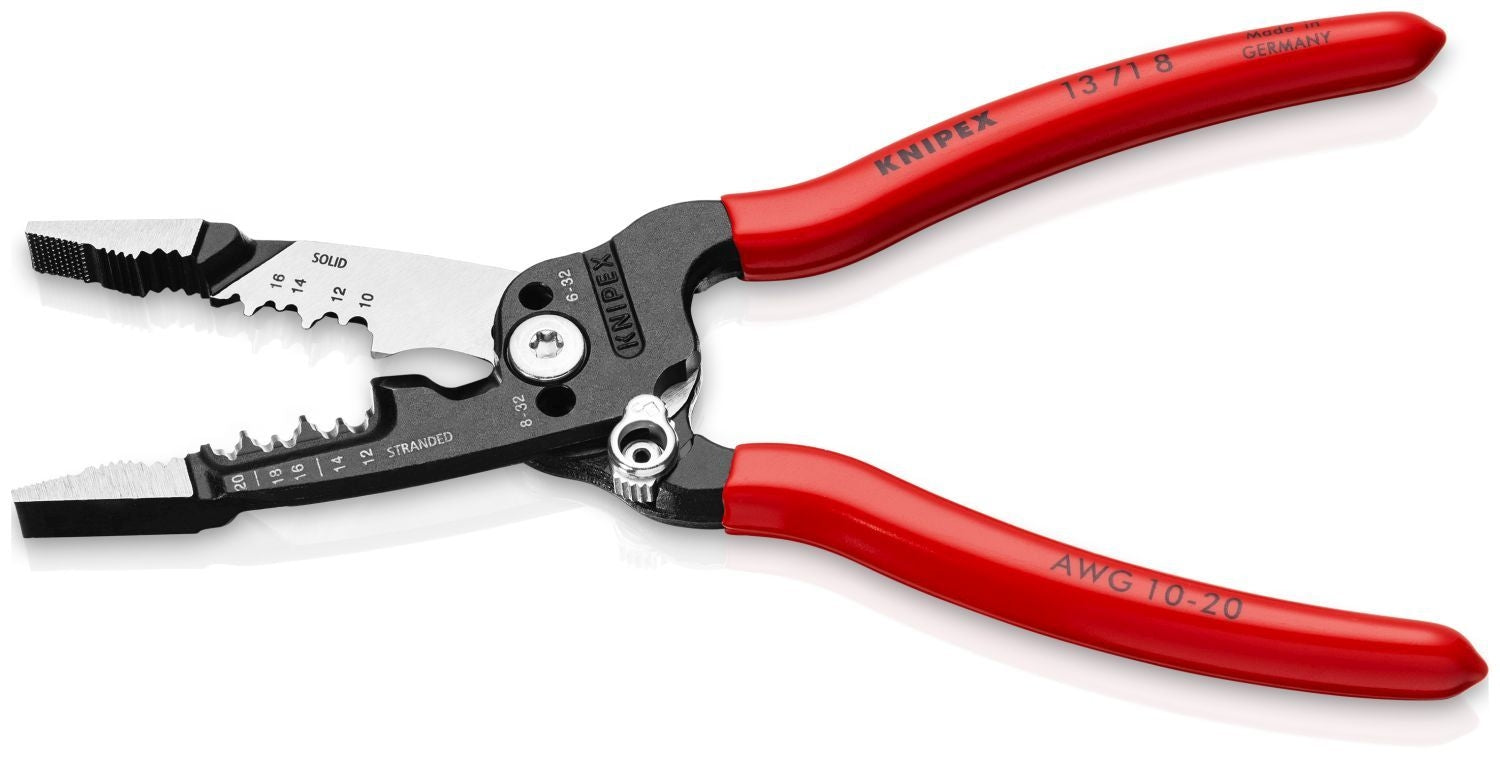Knipex 13 71 8 Forged Wire Stripper 20-10 AWG