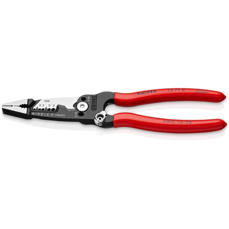 Knipex 13 71 8 SBA 8" Forged Wire Stripper 20-10 AWG