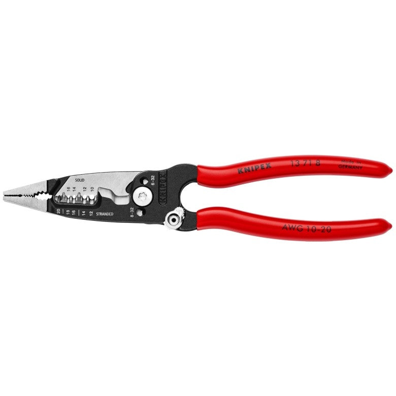 Knipex 13 71 8 SBA 8" Forged Wire Stripper 20-10 AWG