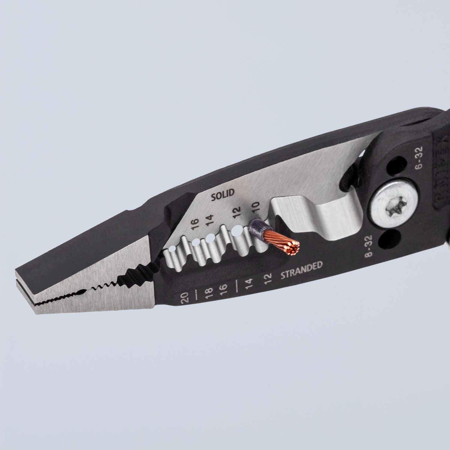 Knipex 13 72 8 Forged Wire Stripper 20-10 AWG